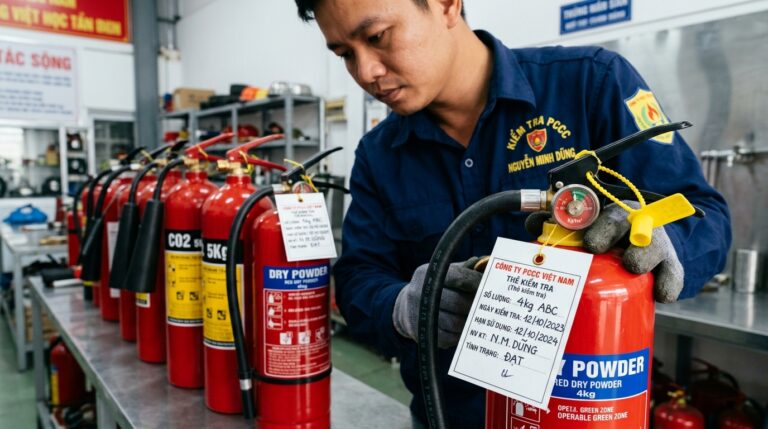Bảo dưỡng bình chữa cháy định kỳ: chu kỳ, quy trình, lưu ý