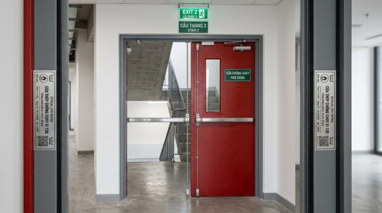 Lắp đặt cửa chống cháy, vách ngăn cháy, giải pháp ngăn cháy lan