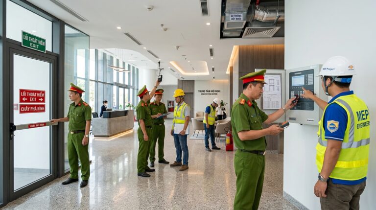 Dịch vụ nghiệm thu PCCC và các bước phối hợp với cơ quan chức năng