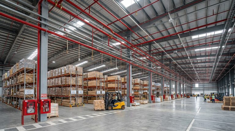 Giải pháp PCCC cho kho hàng, xưởng sản xuất, xưởng gỗ