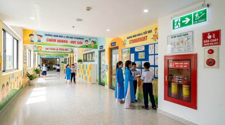 Giải pháp PCCC cho trường học, trung tâm ngoại ngữ, mầm non