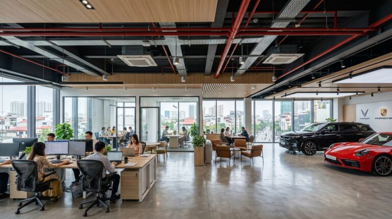 Giải pháp PCCC cho văn phòng, showroom, trung tâm thương mại
