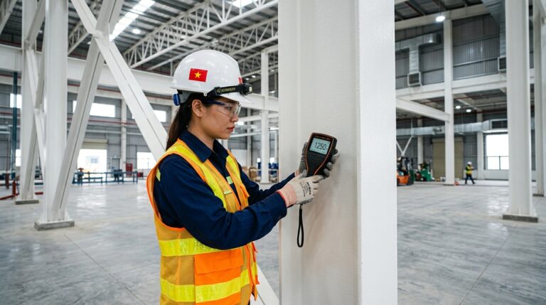 Sơn chống cháy kết cấu thép: khi nào cần và cách nghiệm thu