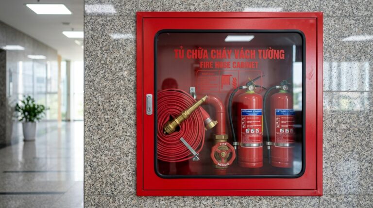 Thi công hệ thống họng nước chữa cháy trong nhà và ngoài nhà