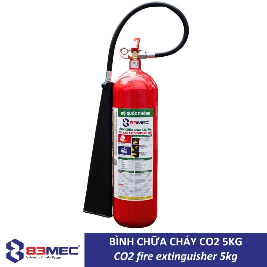 Bình chữa cháy CO2 5kg 83MEC