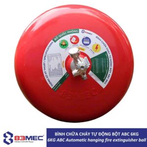 Bình chữa cháy tự động bột ABC 6kg 83MEC