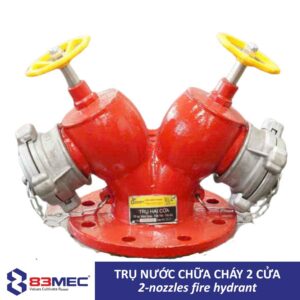 Trụ nước chữa cháy 2 cửa 83MEC