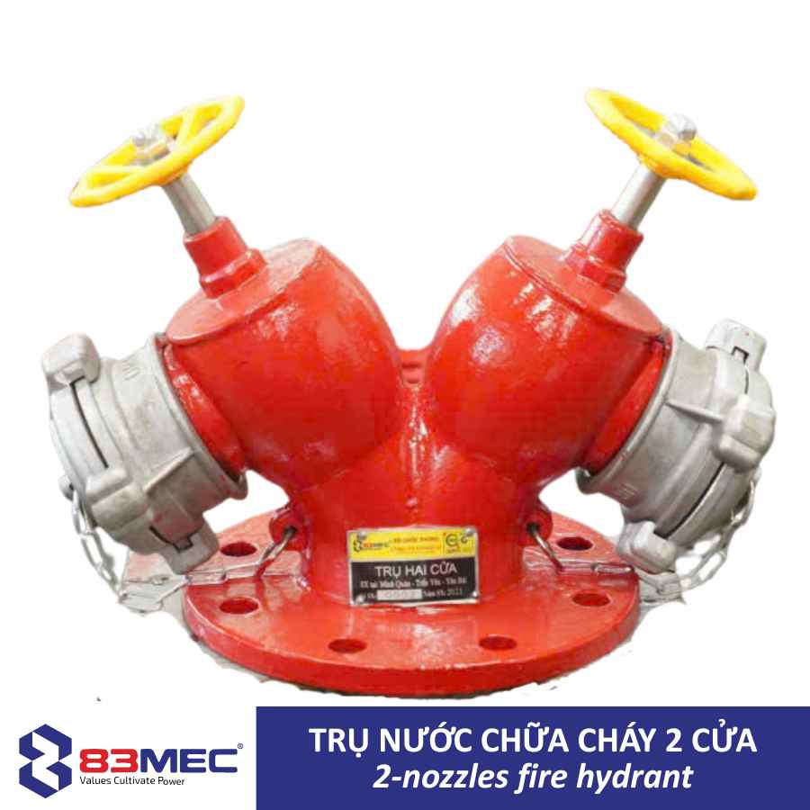Trụ nước chữa cháy 2 cửa 83MEC