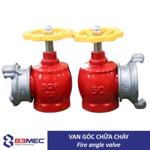 Van góc chữa cháy DN50, DN65 83MEC