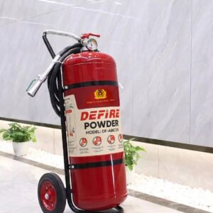 Bình chữa cháy bột ABC 35kg xe đẩy Defire