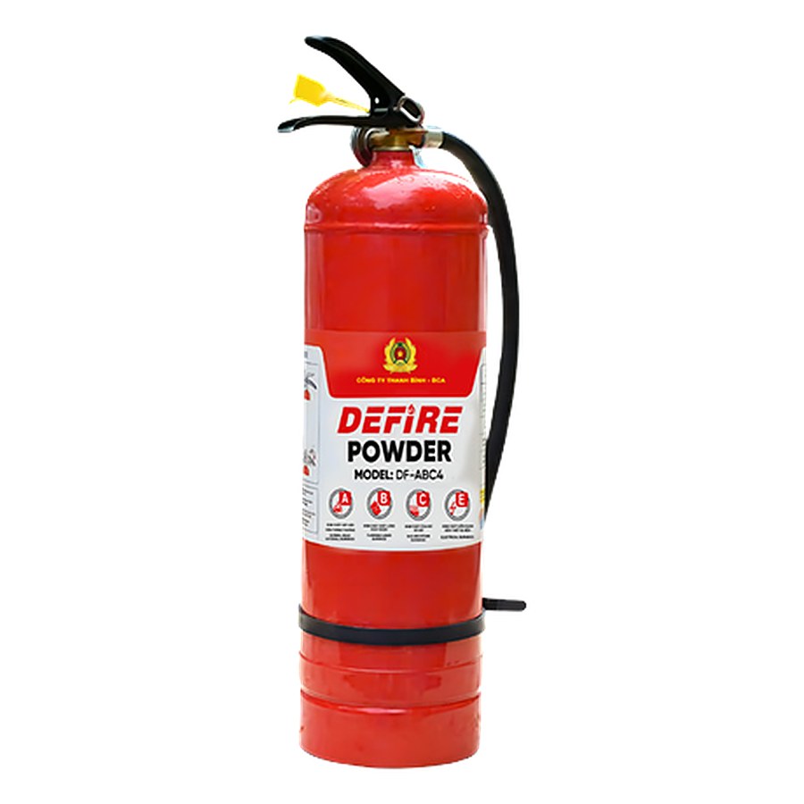 Bình chữa cháy bột ABC 4kg Defire