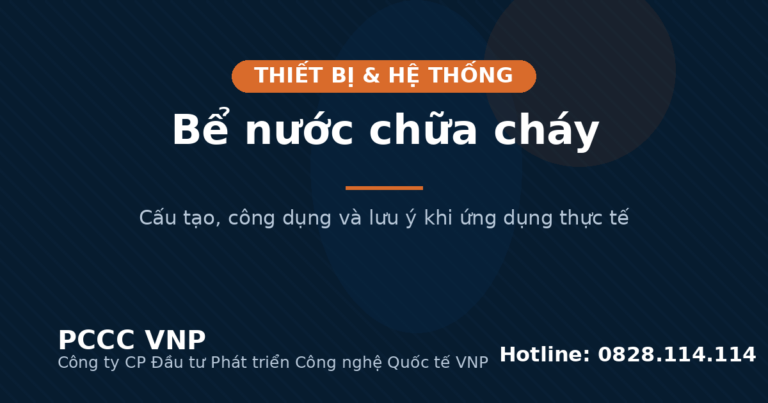 Bể nước chữa cháy