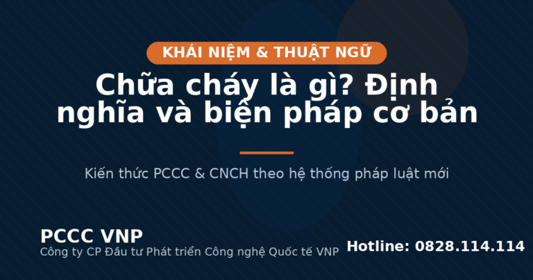 Chữa cháy là gì? Định nghĩa và biện pháp cơ bản