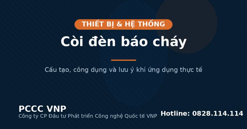 Còi đèn báo cháy