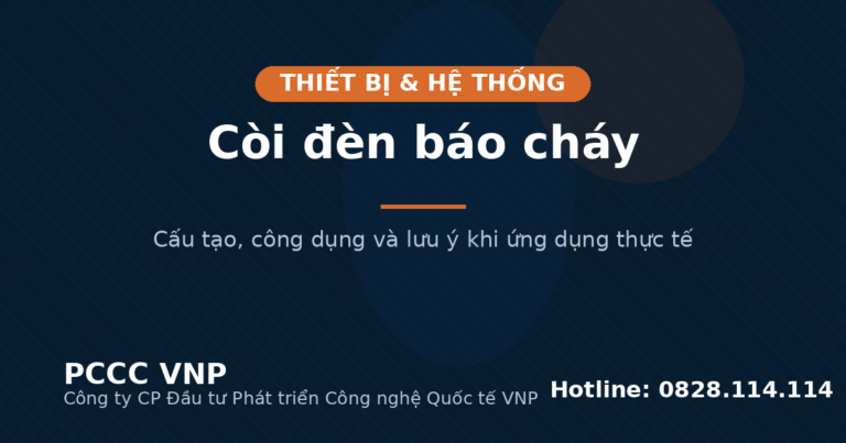 Còi đèn báo cháy