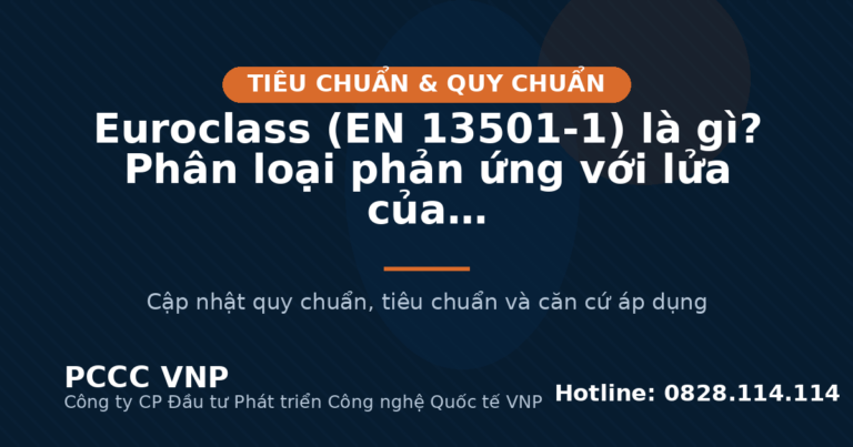 Euroclass (EN 13501-1) là gì? Phân loại phản ứng với lửa của vật liệu