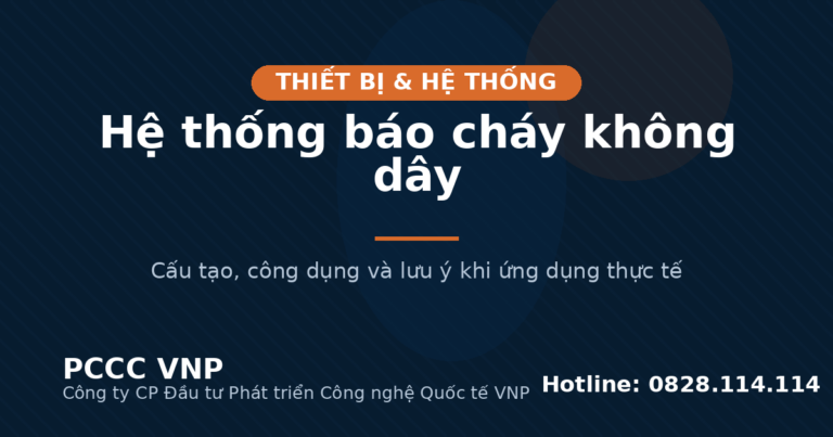 Hệ thống báo cháy không dây