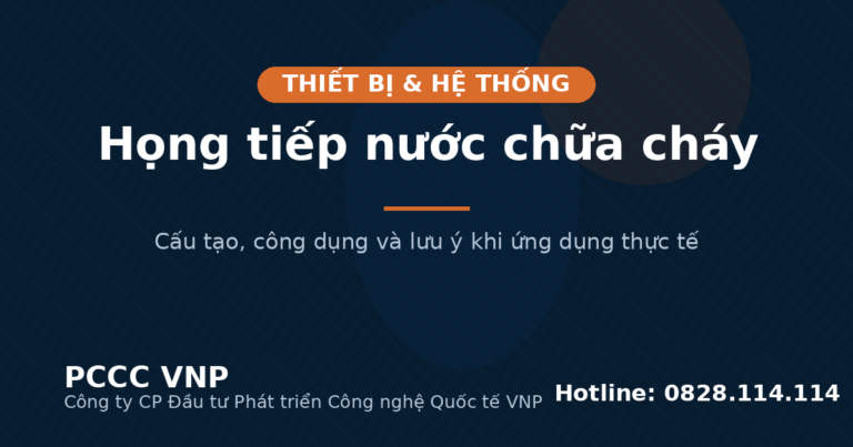 Họng tiếp nước chữa cháy