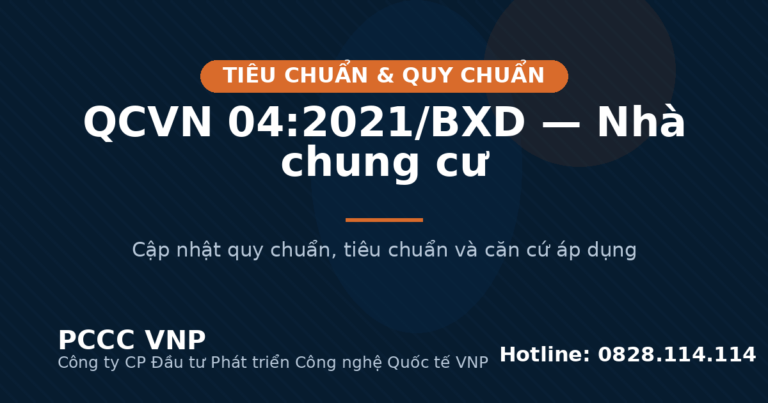 QCVN 04:2021/BXD — Nhà chung cư