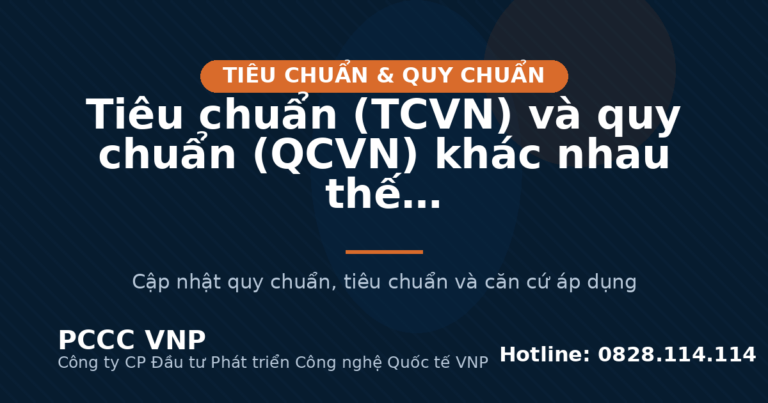 Tiêu chuẩn (TCVN) và quy chuẩn (QCVN) khác nhau thế nào?
