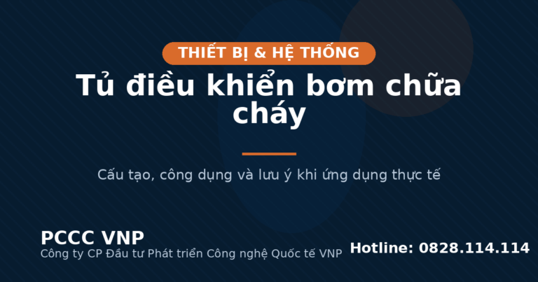 Tủ điều khiển bơm chữa cháy