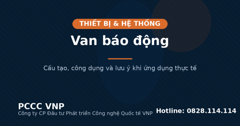 Van báo động
