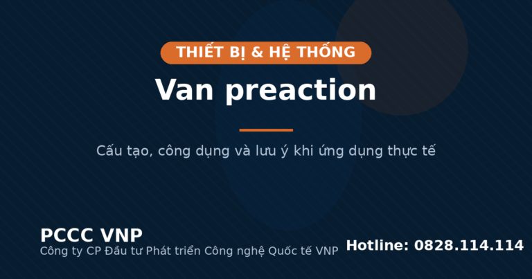 Van preaction